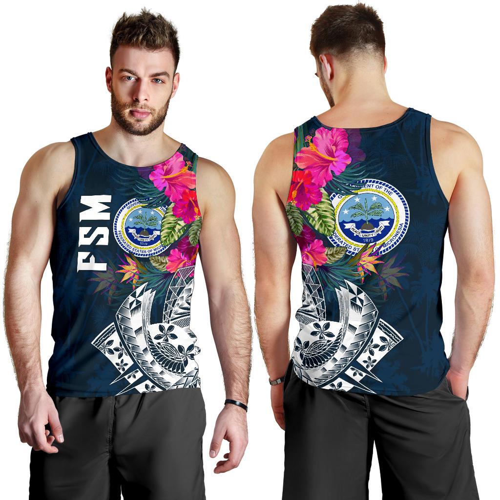 Federated States Of Micronesia Men's Tank Top - Summer Vibes - Polynesian Pride