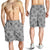 Polynesian Men's Shorts White And Black - Polynesian Pride