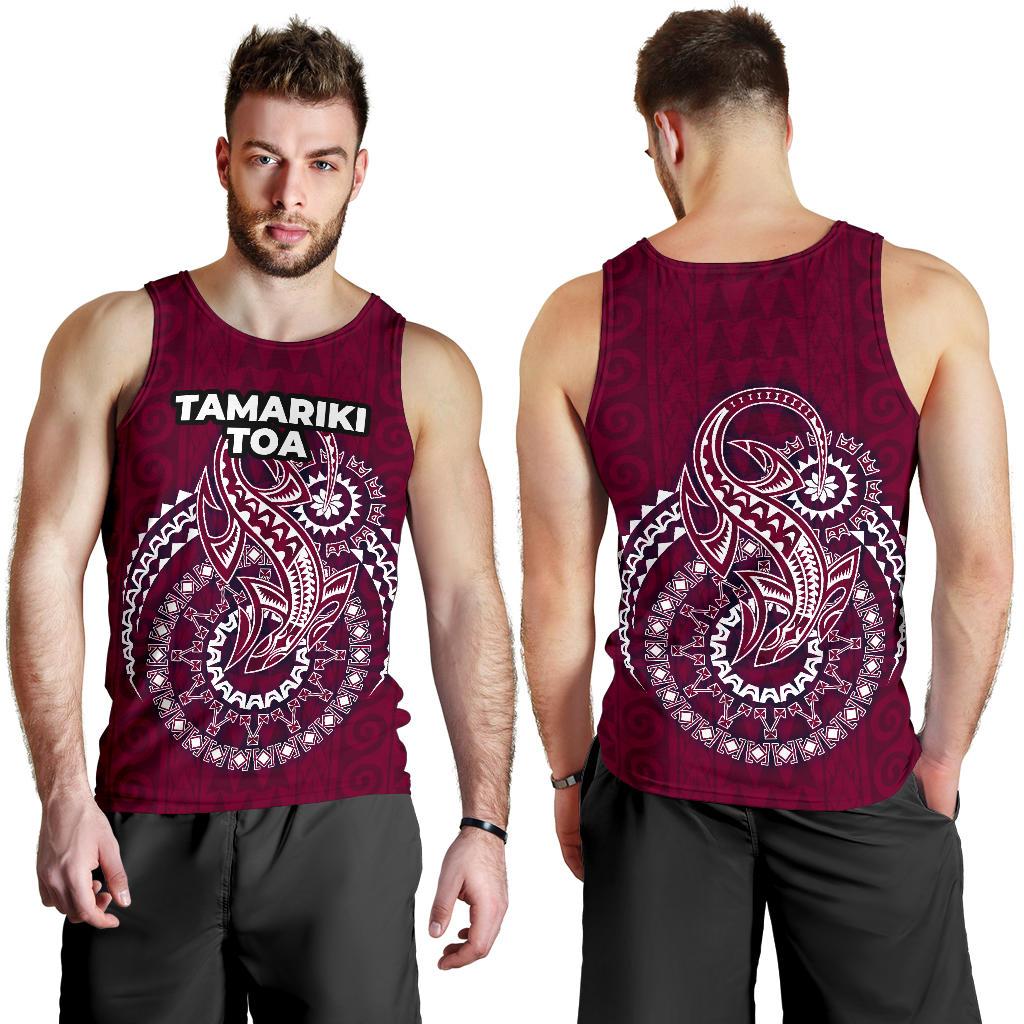 Cook Islands Tamariki Toa Men Tank Top - Polynesian Pride