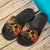 Tonga Slide Sandals - Gold Plumeria - Polynesian Pride