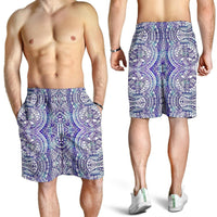Polynesian Symmetry Gardient Violet Men's Short - Polynesian Pride