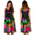 Tonga Polynesian Midi Dress - Summer Hibiscus - Polynesian Pride