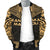 Kanaka Maoli Polynesian Chief Men's Bomber Jacket - Gold Version - Polynesian Pride