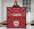 Tahiti Premium Quilt - Tahiti Seal In Polynesian Tattoo Style (Red) - Polynesian Pride