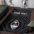 Guam Personalised Area Rug - Guam Seal With Polynesian Tattoo Style (Black) - Polynesian Pride
