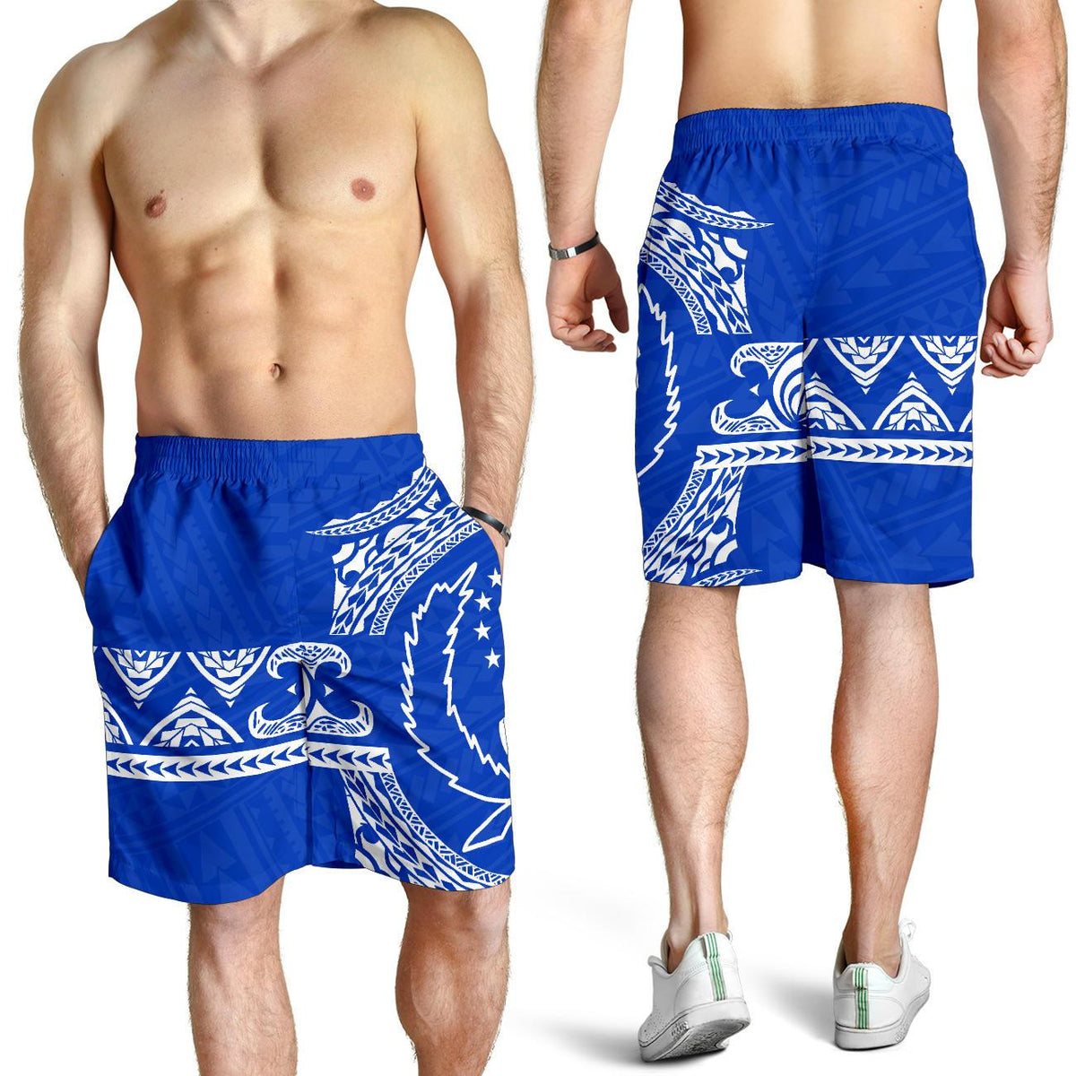 Pohnpei Polynesian All Over Print Men's Short - Polynesian Pride