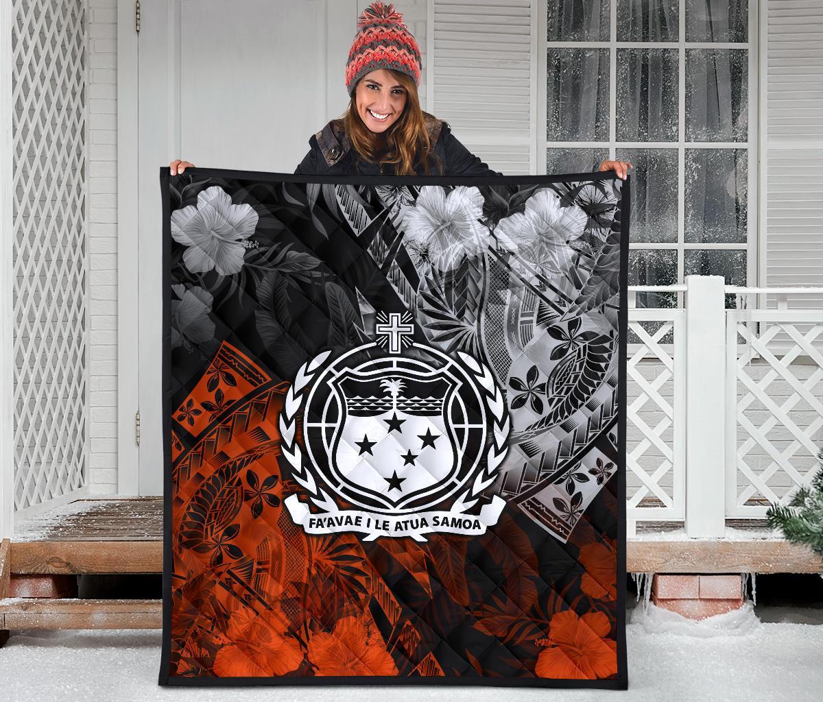 Samoa Polynesian Premium Quilt - Vintage Polynesian Style - Polynesian Pride