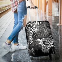 Tahiti Luggage Covers - White Shark Polynesian Tattoo - Polynesian Pride