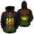 Samoa Map Polynesian All Over Hoodie Unisex Black - Polynesian Pride