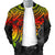 Vanuatu Polynesian Bomber Jacket (Men) - Reggae Turtle - Polynesian Pride