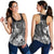 Pohnpei Custom Personalised Women's Racerbak Tank - Humpback Whale with Tropical Flowers (White) White - Polynesian Pride