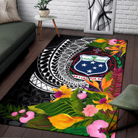 Samoa Area Rug - Seal Spiral Polynesian Patterns - Polynesian Pride