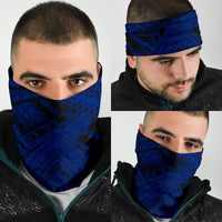 Polynesian Tattoo Blue Unisex Bandana - Polynesian Pride