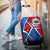 Samoa Luggage Cover - Samoa Flag with Polynesian Patterns - Polynesian Pride
