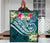 Guam Polynesian Premium Quilt - Summer Plumeria (Turquoise) - Polynesian Pride