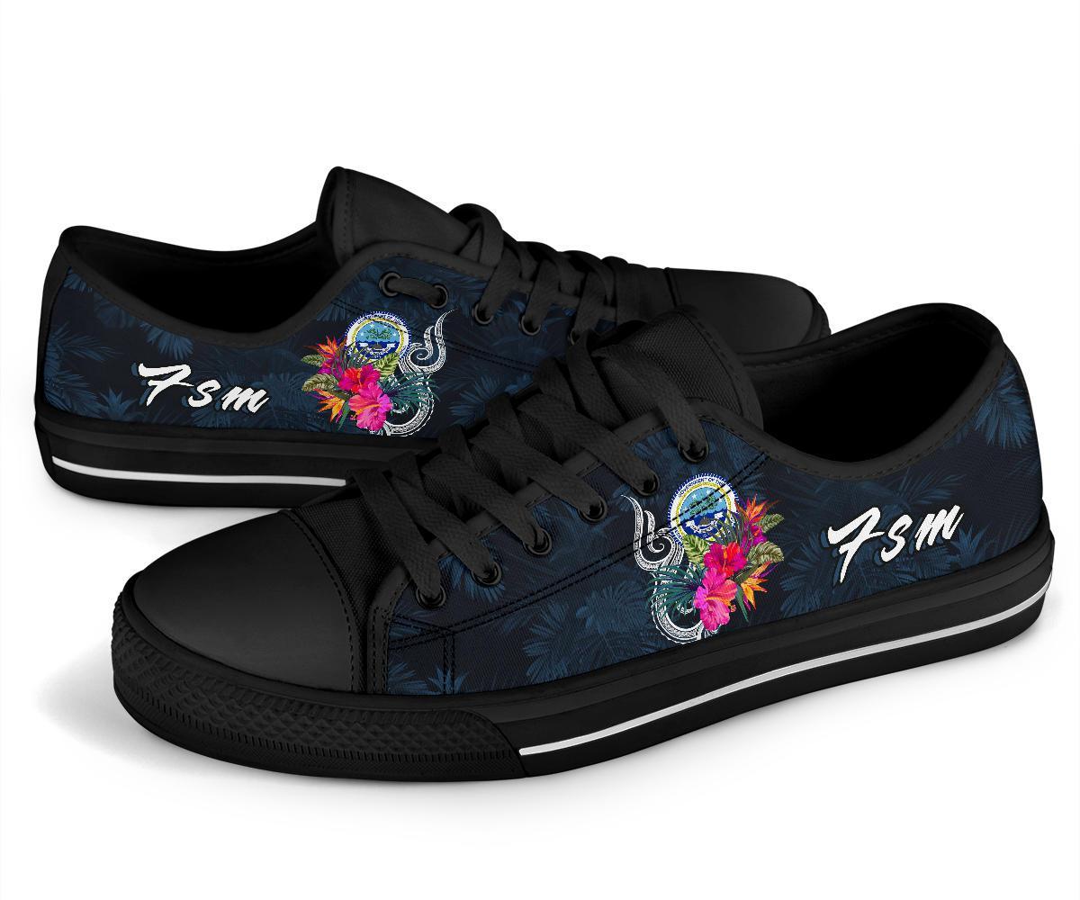 Federated States of Micronesia Polynesian Low Top Shoe - Tropical Flower - Polynesian Pride
