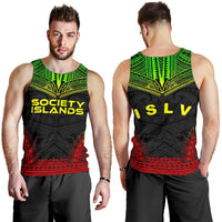 Society Islands Men's Tank Top - Polynesian Chief Reggae Version - Polynesian Pride