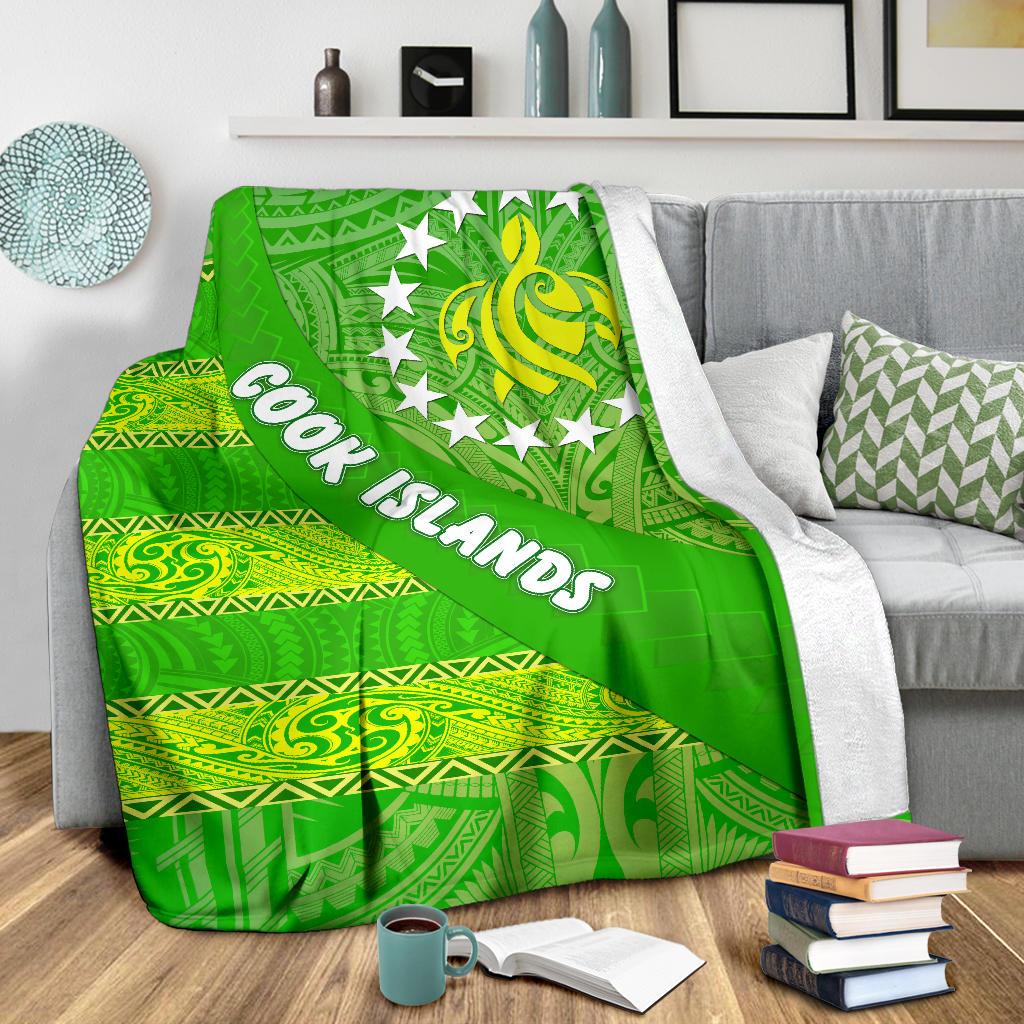 Cook Islands Premium Blanket Polynesian Victorian Vibes - Polynesian Pride