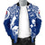 Tonga Polynesian Bomber Jacket (Men) - Tongan Pride (Bright Blue) - Polynesian Pride