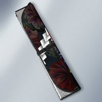 Cook Islands Custom Personalised Auto Sun Shades - Chain Polynesian - Polynesian Pride