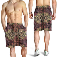 Polynesian Symmetry Brown Men's Short - Polynesian Pride