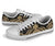 Wallis and Futuna Low Top Canvas Shoes - Gold Tentacle Turtle - Polynesian Pride
