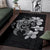 Hibiscus Plumeria Mix Polynesian Turtle Area Rug AH - Polynesian Pride