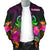 Vanuatu Men's Bomber Jacket - Summer Hibiscus - Polynesian Pride