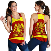 Mauna Kea Women's Racerback Tank 09 - Polynesian Pride
