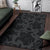 Hawaii Area Rug Polynesian Turtle Palm And Sea Pebbles AH - Polynesian Pride