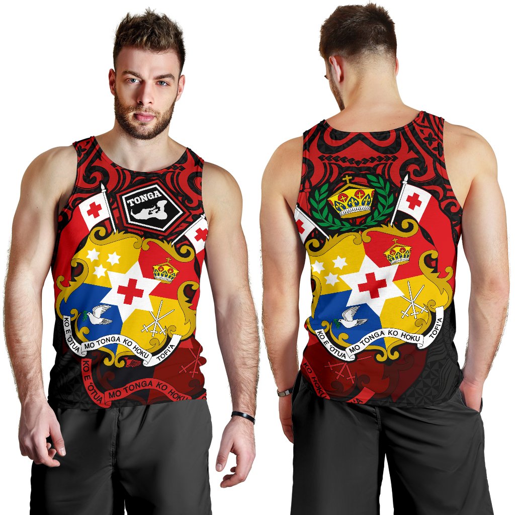 Tonga Men's Tank Top - Tongan Pride - Polynesian Pride