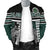 Personalised - Hawaii Kakau Polynesian Warrior Football Men's Bomber Jacket - Rainbow Style - Polynesian Pride