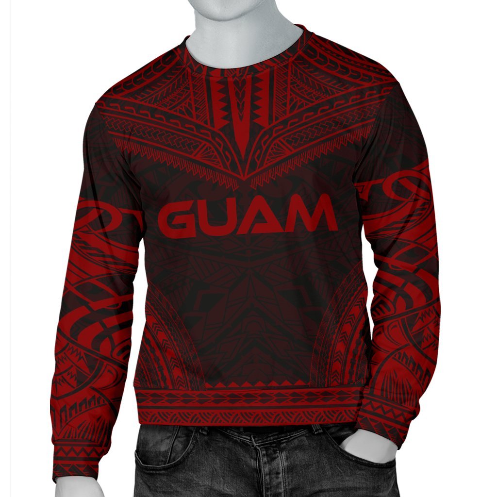 Guam Sweater - Polynesian Chief Red Version - Polynesian Pride