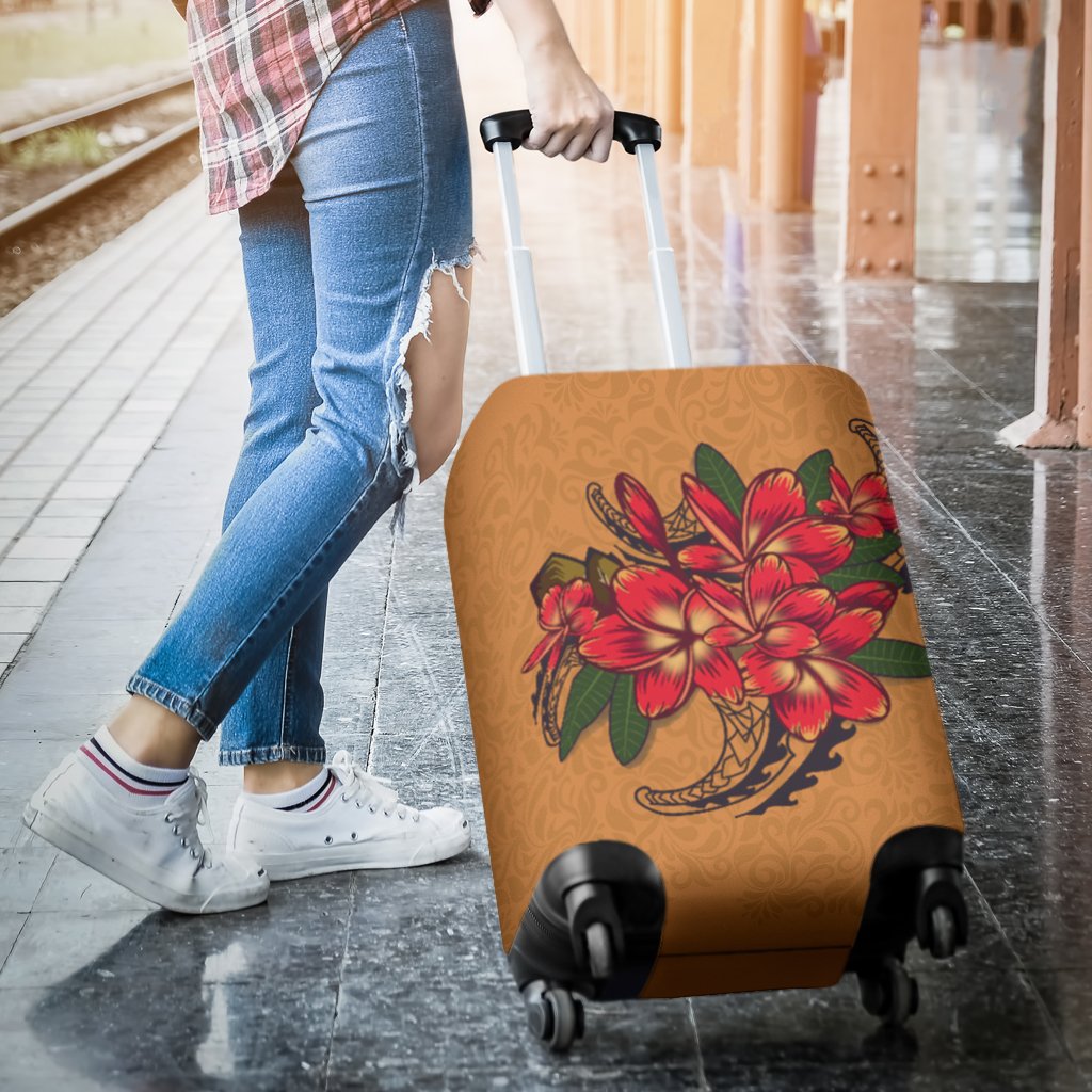 Plumeria Luggage Cover - Polynesian Pride