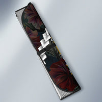 Nauru Custom Personalised Auto Sun Shades - Chain Polynesian - Polynesian Pride