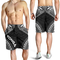 Tonga Men's Shorts - Polynesian Chief Black Version - Polynesian Pride