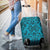 Polynesian Kakau Turtle Blue Luggage Covers - Polynesian Pride