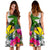 Hawaii Midi Dress White - Turtle Plumeria Banana Leaf - Polynesian Pride