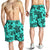 Polynesian Turtle Palm And Sea Pebbles Turquoise Men's Short - Polynesian Pride