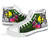 New Caledonia High Top Shoes - Turtle Plumeria Banana Leaf - Polynesian Pride