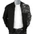 Polynesian Chest Tattoo Men's Bomber Jacket Gray - Polynesian Pride