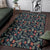 Tropical Strelitzia Black Rug - Polynesian Pride