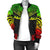 Palau Polynesian Chief Women'S Bomber Jacket - Reggae Version - Polynesian Pride