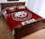 Federated States of Micronesia Quilt Bed Set - Federated States of Micronesia Seal Red Fog Style - Polynesian Pride