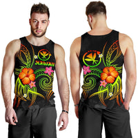 Polynesian Hawaii Men's Tank Top - Legend of Kanaka Maoli (Reggae) - Polynesian Pride