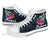 Samoa Polynesian High Top Shoes - Tropical Flowers - Polynesian Pride