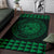 Kakau Seal Of Hawaii Polynesian - Green Rug - Polynesian Pride