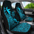 Guam Car Seat Covers - Guam Coat Of Arms Coconut Tree Blue - K4 - Polynesian Pride