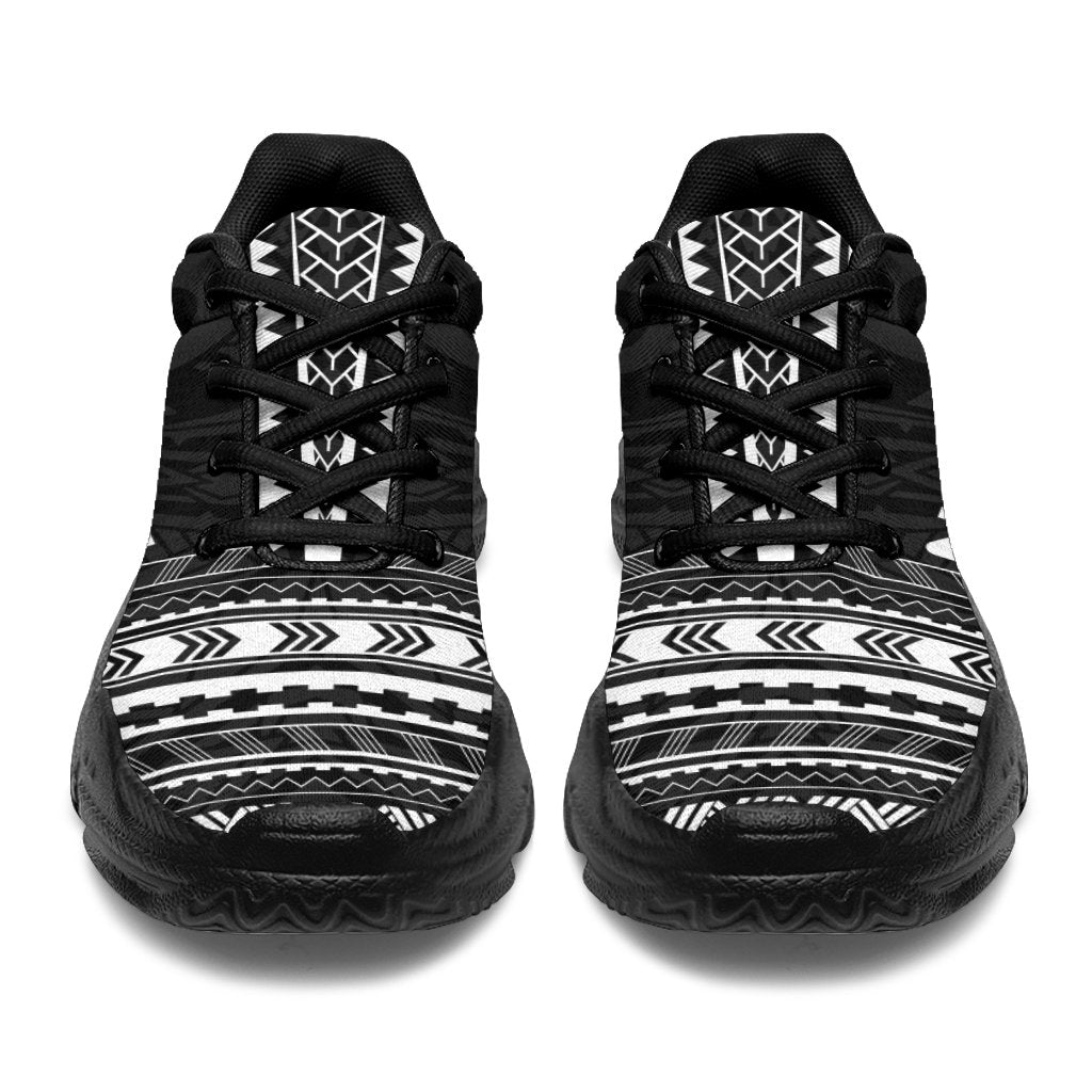 Nauru Chunky Sneakers - Polynesian Chief Black Version - Polynesian Pride