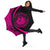 Seal Of Hawaii Umbrella Pink - Circle Style - Polynesian Pride